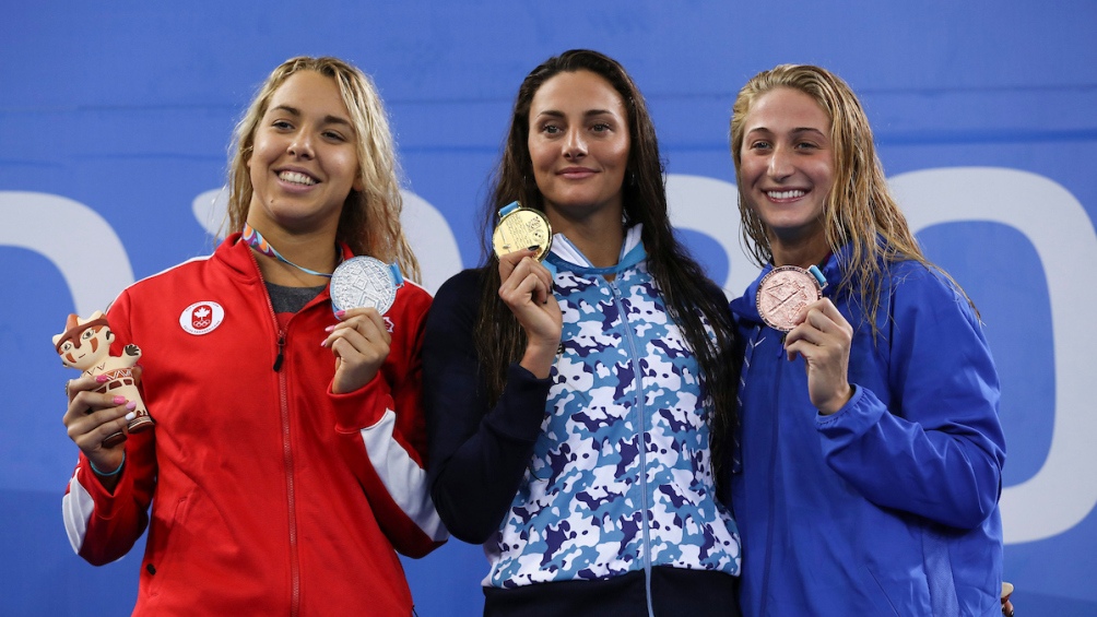 Virginia compartió el podio con Mary-Sophie Harvey (Canada, plata) y Megan Small (Estados Unidos, bronce).