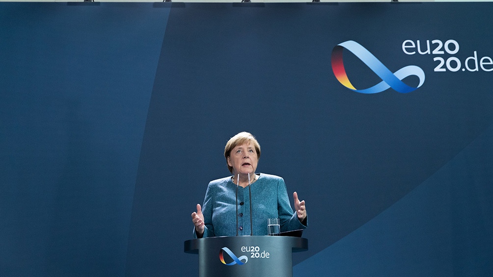 Merkel cuenta con un 37% de intención de voto