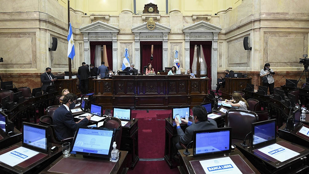 Cristina Fernández de Kirchner  presidió la sesión.