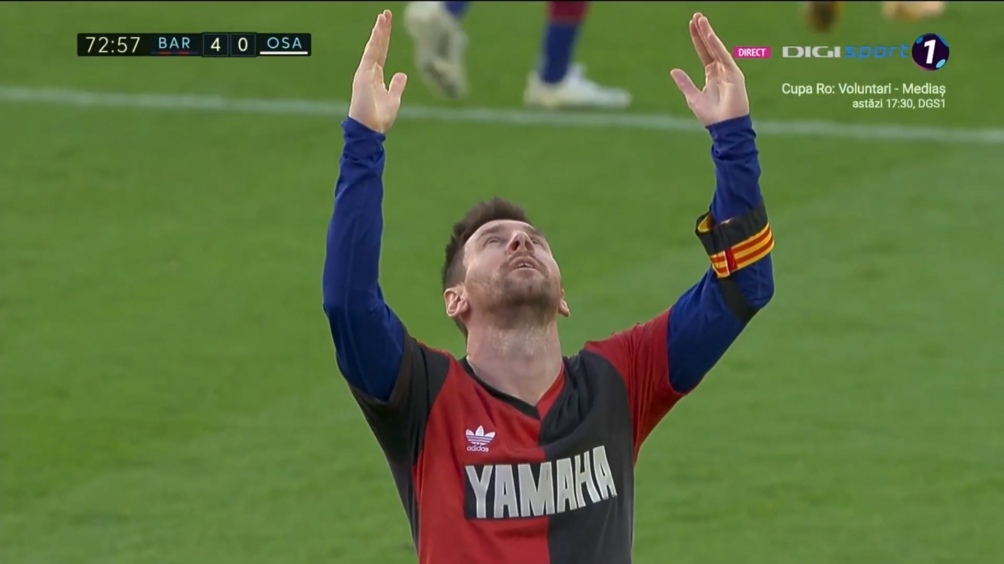 Homenaje de Messi